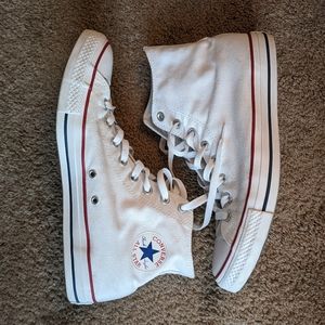 Converse Chuck Taylor All Star Hightops White Size 10.5